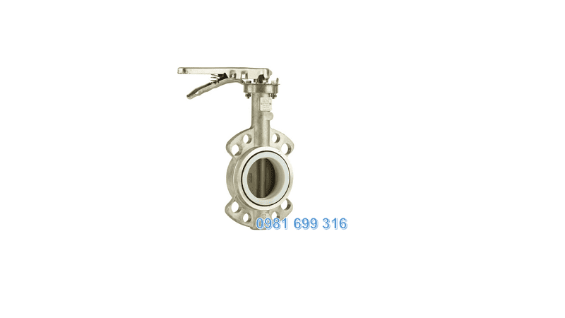 van bướm tay gạt DN125 4